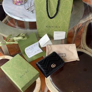 Gucci GG Marmont card case wallet